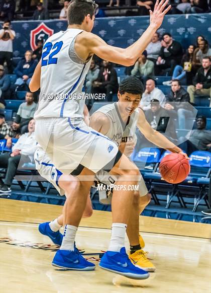Thumbnail 2 in Bishop O'Dowd vs. Pleasant Grove (MLK Classic at St. Mary's College) photogallery.