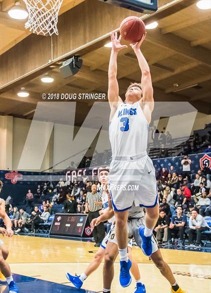 Thumbnail 2 in Bishop O'Dowd vs. Pleasant Grove (MLK Classic at St. Mary's College) photogallery.