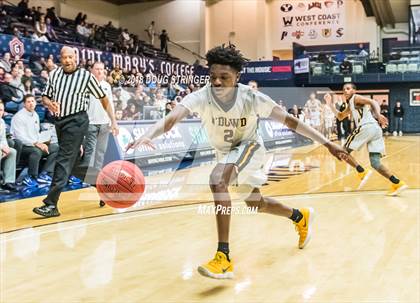 Thumbnail 1 in Bishop O'Dowd vs. Pleasant Grove (MLK Classic at St. Mary's College) photogallery.