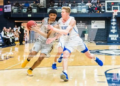Thumbnail 2 in Bishop O'Dowd vs. Pleasant Grove (MLK Classic at St. Mary's College) photogallery.