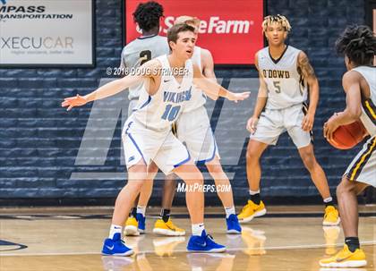 Thumbnail 2 in Bishop O'Dowd vs. Pleasant Grove (MLK Classic at St. Mary's College) photogallery.