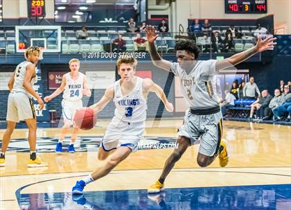Thumbnail 1 in Bishop O'Dowd vs. Pleasant Grove (MLK Classic at St. Mary's College) photogallery.