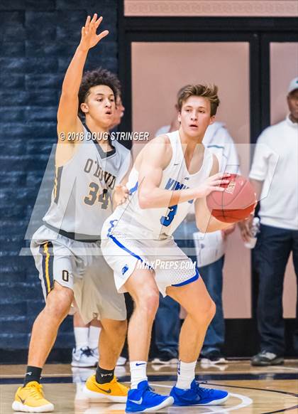 Thumbnail 2 in Bishop O'Dowd vs. Pleasant Grove (MLK Classic at St. Mary's College) photogallery.