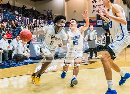 Thumbnail 2 in Bishop O'Dowd vs. Pleasant Grove (MLK Classic at St. Mary's College) photogallery.