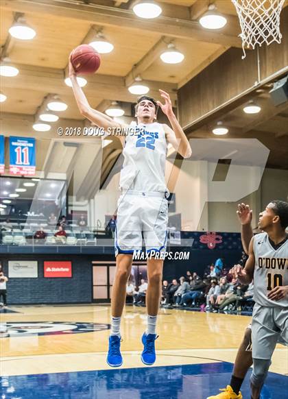 Thumbnail 3 in Bishop O'Dowd vs. Pleasant Grove (MLK Classic at St. Mary's College) photogallery.