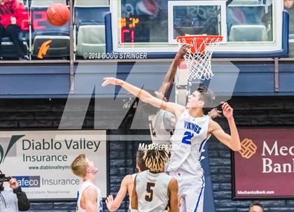 Thumbnail 2 in Bishop O'Dowd vs. Pleasant Grove (MLK Classic at St. Mary's College) photogallery.