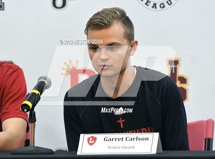 Thumbnail 2 in Trinity League Media Day - Orange Lutheran photogallery.