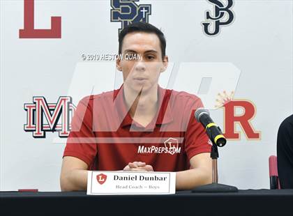 Thumbnail 2 in Trinity League Media Day - Orange Lutheran photogallery.