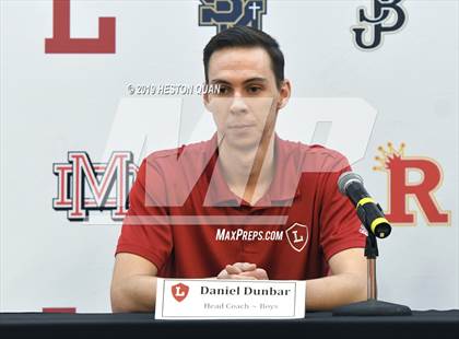 Thumbnail 1 in Trinity League Media Day - Orange Lutheran photogallery.