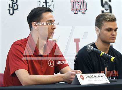 Thumbnail 3 in Trinity League Media Day - Orange Lutheran photogallery.