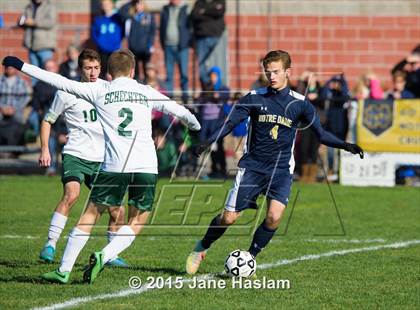 Thumbnail 3 in Notre Dame vs. Schechter (NYSPHSAA Class C Final) photogallery.