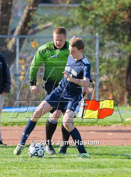 Thumbnail 2 in Notre Dame vs. Schechter (NYSPHSAA Class C Final) photogallery.