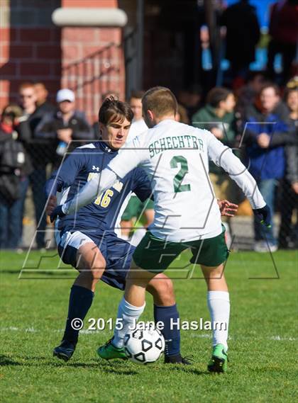Thumbnail 2 in Notre Dame vs. Schechter (NYSPHSAA Class C Final) photogallery.