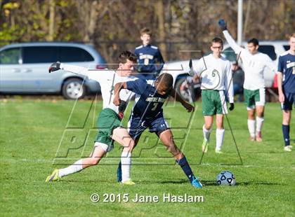 Thumbnail 3 in Notre Dame vs. Schechter (NYSPHSAA Class C Final) photogallery.