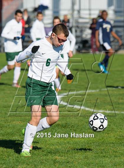 Thumbnail 2 in Notre Dame vs. Schechter (NYSPHSAA Class C Final) photogallery.