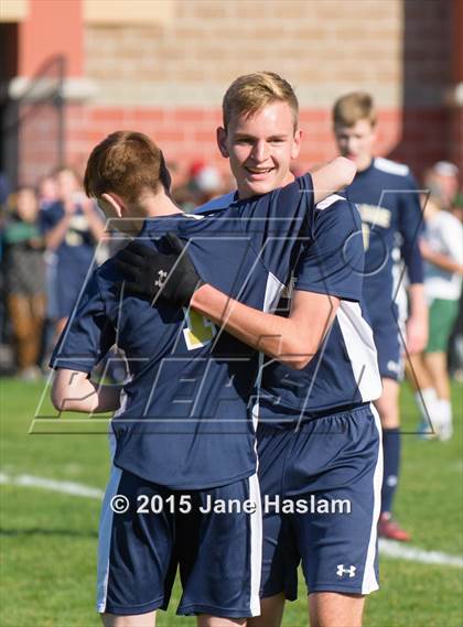 Thumbnail 3 in Notre Dame vs. Schechter (NYSPHSAA Class C Final) photogallery.