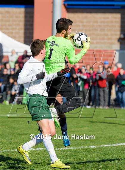 Thumbnail 2 in Notre Dame vs. Schechter (NYSPHSAA Class C Final) photogallery.
