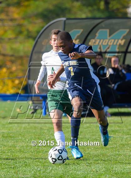 Thumbnail 2 in Notre Dame vs. Schechter (NYSPHSAA Class C Final) photogallery.