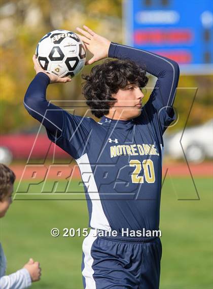 Thumbnail 3 in Notre Dame vs. Schechter (NYSPHSAA Class C Final) photogallery.