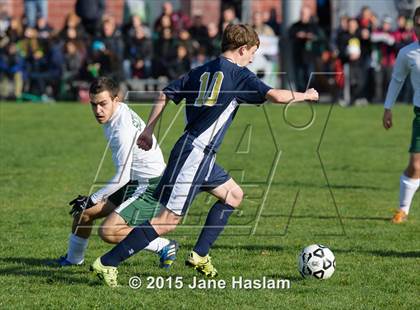 Thumbnail 3 in Notre Dame vs. Schechter (NYSPHSAA Class C Final) photogallery.