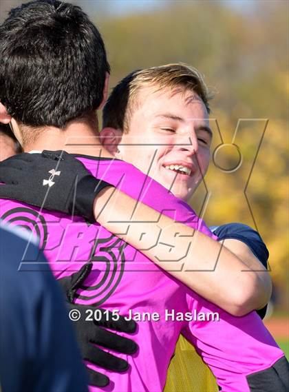 Thumbnail 2 in Notre Dame vs. Schechter (NYSPHSAA Class C Final) photogallery.