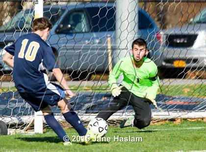 Thumbnail 3 in Notre Dame vs. Schechter (NYSPHSAA Class C Final) photogallery.