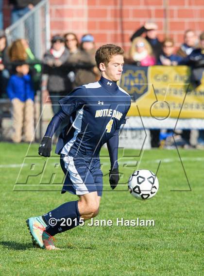 Thumbnail 3 in Notre Dame vs. Schechter (NYSPHSAA Class C Final) photogallery.