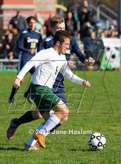 Thumbnail 3 in Notre Dame vs. Schechter (NYSPHSAA Class C Final) photogallery.