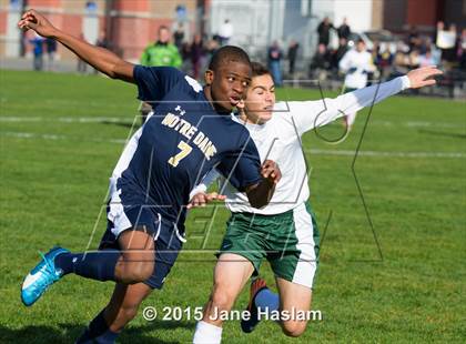 Thumbnail 3 in Notre Dame vs. Schechter (NYSPHSAA Class C Final) photogallery.