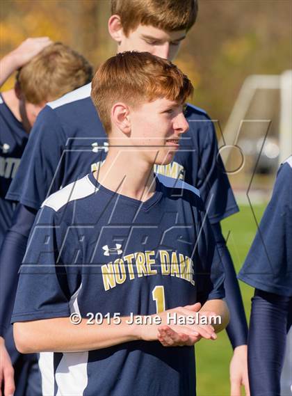 Thumbnail 3 in Notre Dame vs. Schechter (NYSPHSAA Class C Final) photogallery.