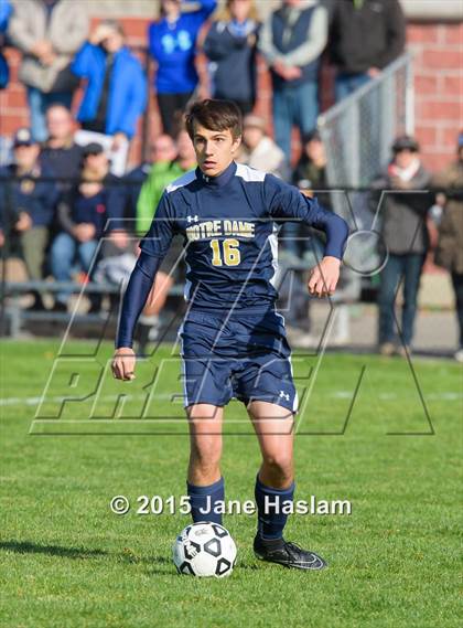 Thumbnail 3 in Notre Dame vs. Schechter (NYSPHSAA Class C Final) photogallery.