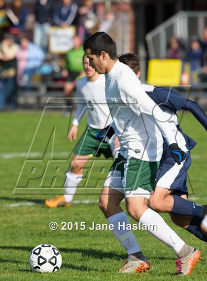 Thumbnail 3 in Notre Dame vs. Schechter (NYSPHSAA Class C Final) photogallery.