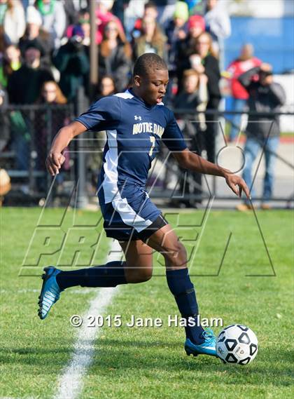 Thumbnail 3 in Notre Dame vs. Schechter (NYSPHSAA Class C Final) photogallery.
