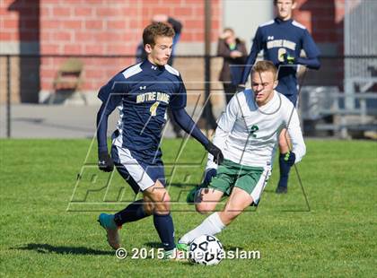 Thumbnail 2 in Notre Dame vs. Schechter (NYSPHSAA Class C Final) photogallery.