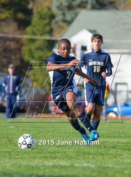 Thumbnail 1 in Notre Dame vs. Schechter (NYSPHSAA Class C Final) photogallery.