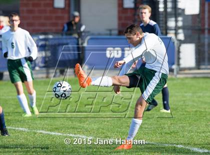 Thumbnail 2 in Notre Dame vs. Schechter (NYSPHSAA Class C Final) photogallery.