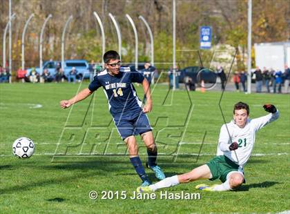 Thumbnail 2 in Notre Dame vs. Schechter (NYSPHSAA Class C Final) photogallery.