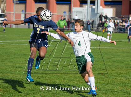 Thumbnail 2 in Notre Dame vs. Schechter (NYSPHSAA Class C Final) photogallery.