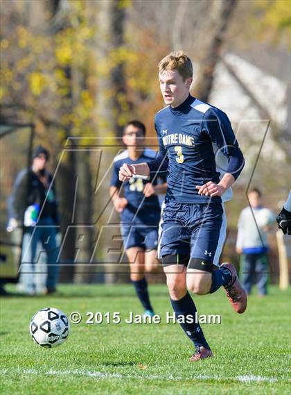 Thumbnail 3 in Notre Dame vs. Schechter (NYSPHSAA Class C Final) photogallery.