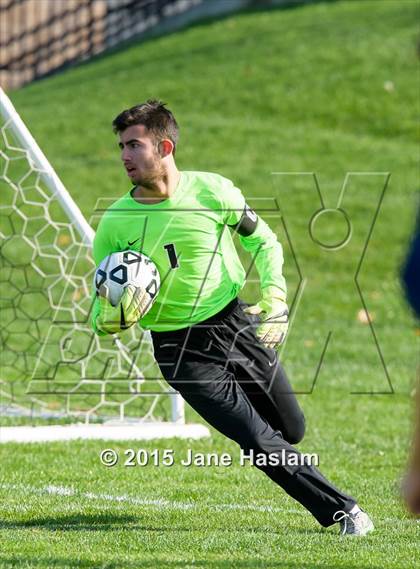 Thumbnail 3 in Notre Dame vs. Schechter (NYSPHSAA Class C Final) photogallery.