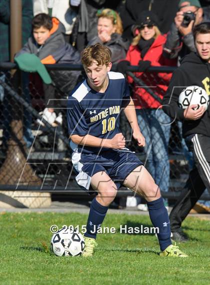 Thumbnail 3 in Notre Dame vs. Schechter (NYSPHSAA Class C Final) photogallery.