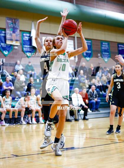 Thumbnail 1 in Jefferson Academy vs. Delta (CHSAA 3A Playoff Sweet 16) photogallery.