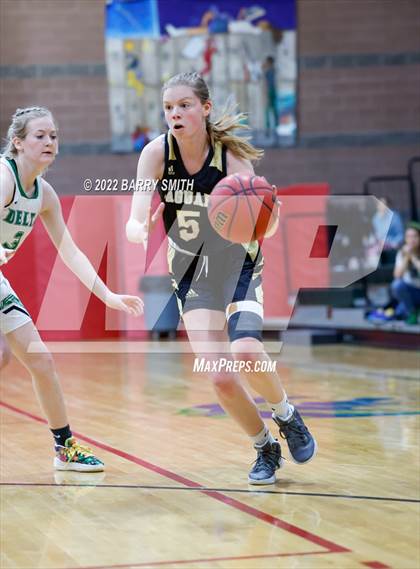 Thumbnail 2 in Jefferson Academy vs. Delta (CHSAA 3A Playoff Sweet 16) photogallery.