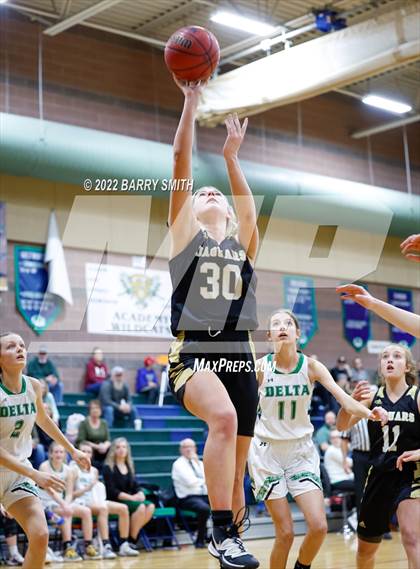 Thumbnail 3 in Jefferson Academy vs. Delta (CHSAA 3A Playoff Sweet 16) photogallery.