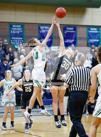 Thumbnail 1 in Jefferson Academy vs. Delta (CHSAA 3A Playoff Sweet 16) photogallery.