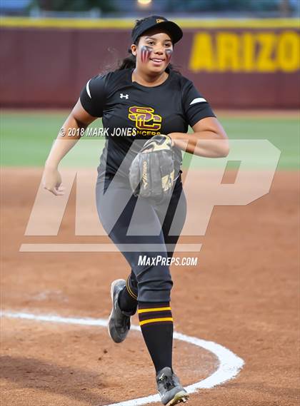 Thumbnail 2 in Salpointe Catholic vs. Cactus (AIA 4A Final) photogallery.