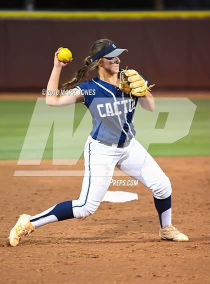 Thumbnail 3 in Salpointe Catholic vs. Cactus (AIA 4A Final) photogallery.