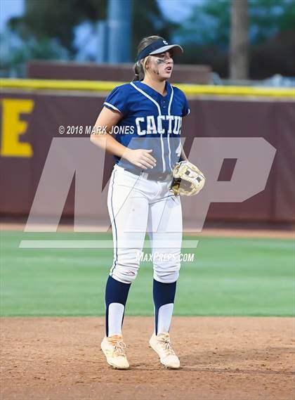 Thumbnail 3 in Salpointe Catholic vs. Cactus (AIA 4A Final) photogallery.