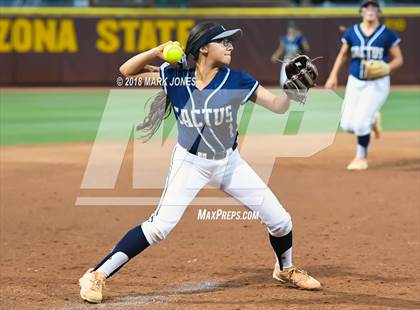 Thumbnail 3 in Salpointe Catholic vs. Cactus (AIA 4A Final) photogallery.