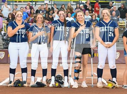 Thumbnail 3 in Salpointe Catholic vs. Cactus (AIA 4A Final) photogallery.